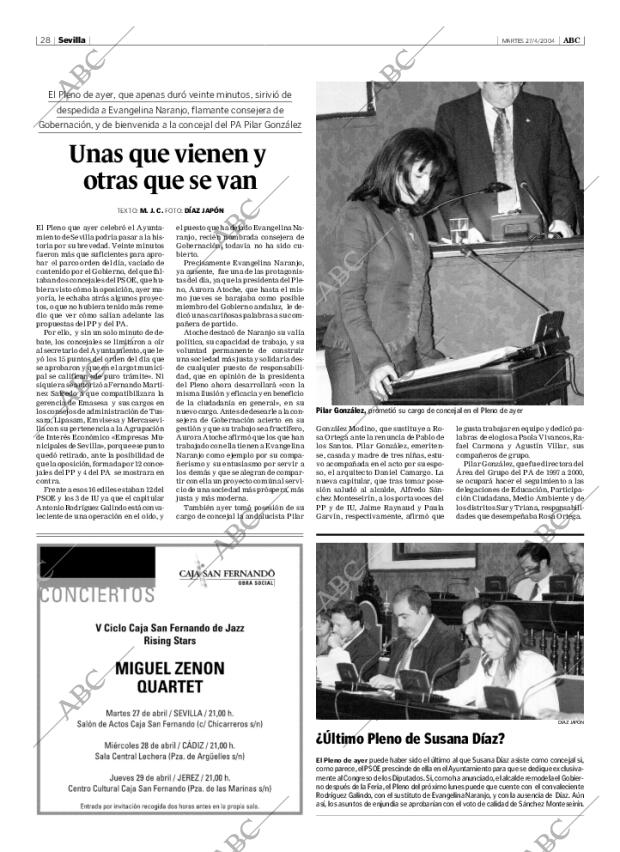 ABC SEVILLA 27-04-2004 página 28