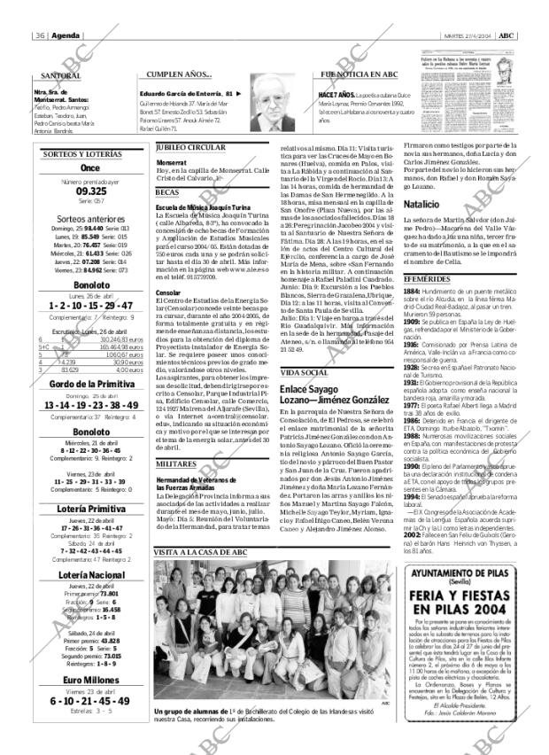 ABC SEVILLA 27-04-2004 página 36