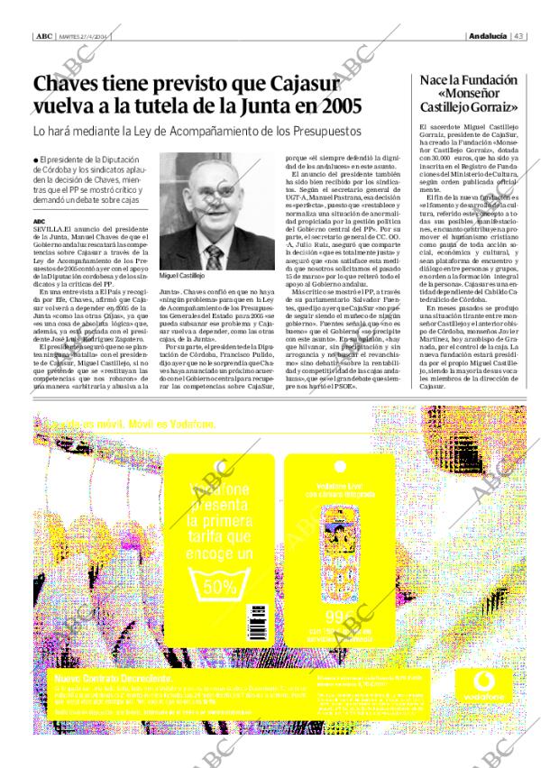 ABC SEVILLA 27-04-2004 página 43