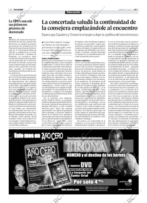 ABC SEVILLA 27-04-2004 página 50