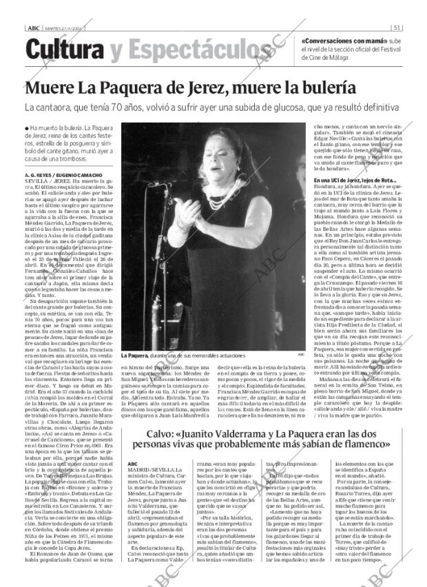 ABC SEVILLA 27-04-2004 página 51