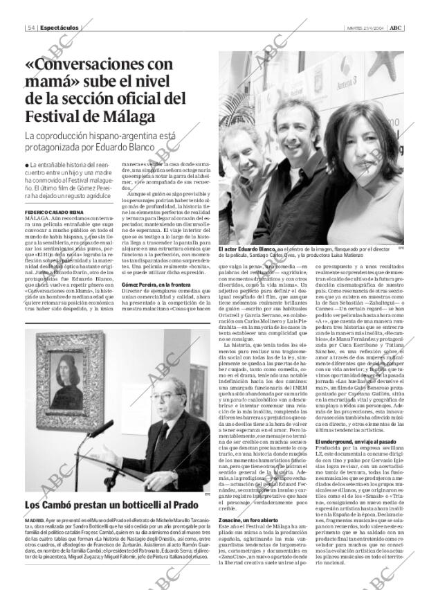 ABC SEVILLA 27-04-2004 página 54