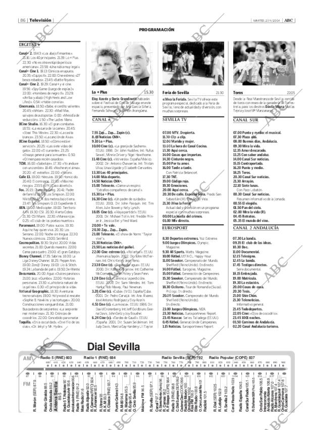 ABC SEVILLA 27-04-2004 página 86