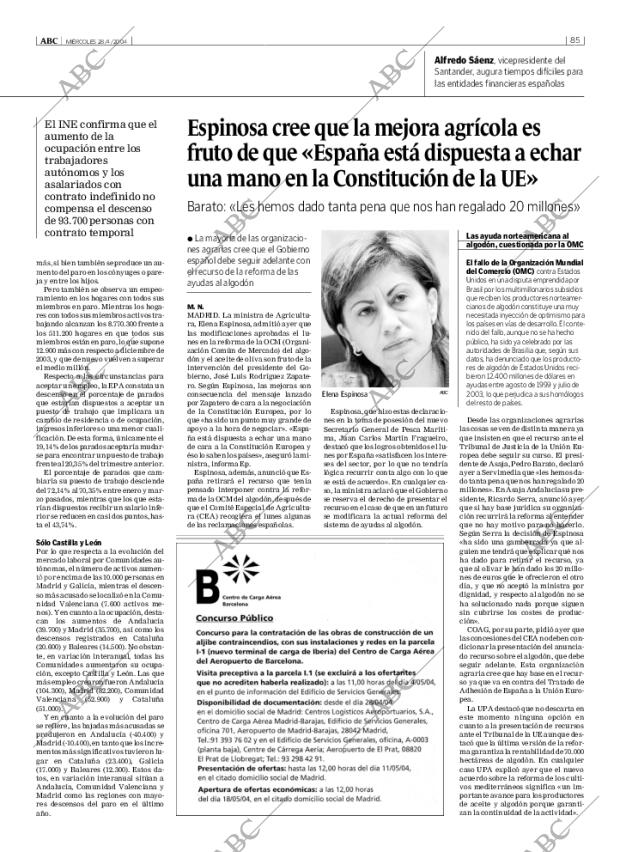 ABC MADRID 28-04-2004 página 85