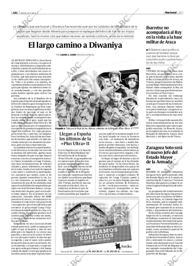 ABC MADRID 29-04-2004 página 13