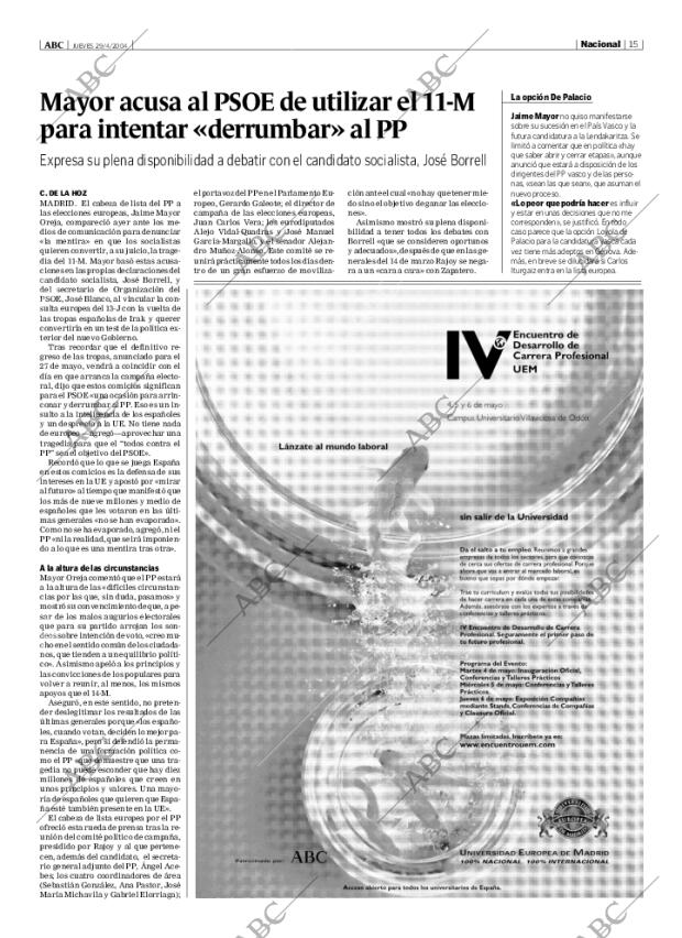 ABC MADRID 29-04-2004 página 15