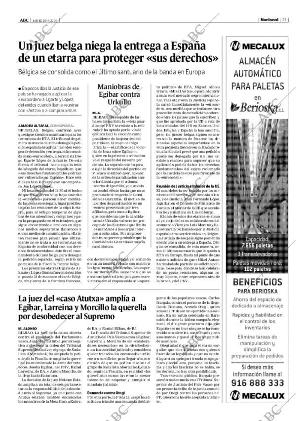 ABC MADRID 29-04-2004 página 21