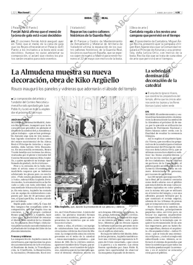 ABC MADRID 29-04-2004 página 22