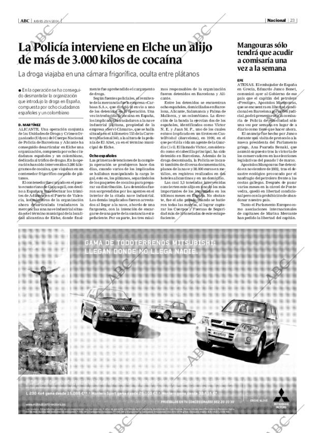 ABC MADRID 29-04-2004 página 23