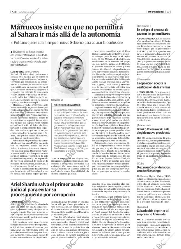 ABC MADRID 29-04-2004 página 29