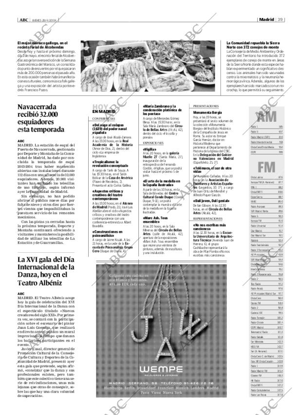 ABC MADRID 29-04-2004 página 39
