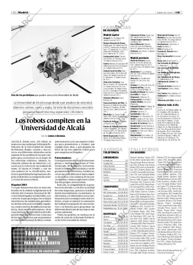 ABC MADRID 29-04-2004 página 40