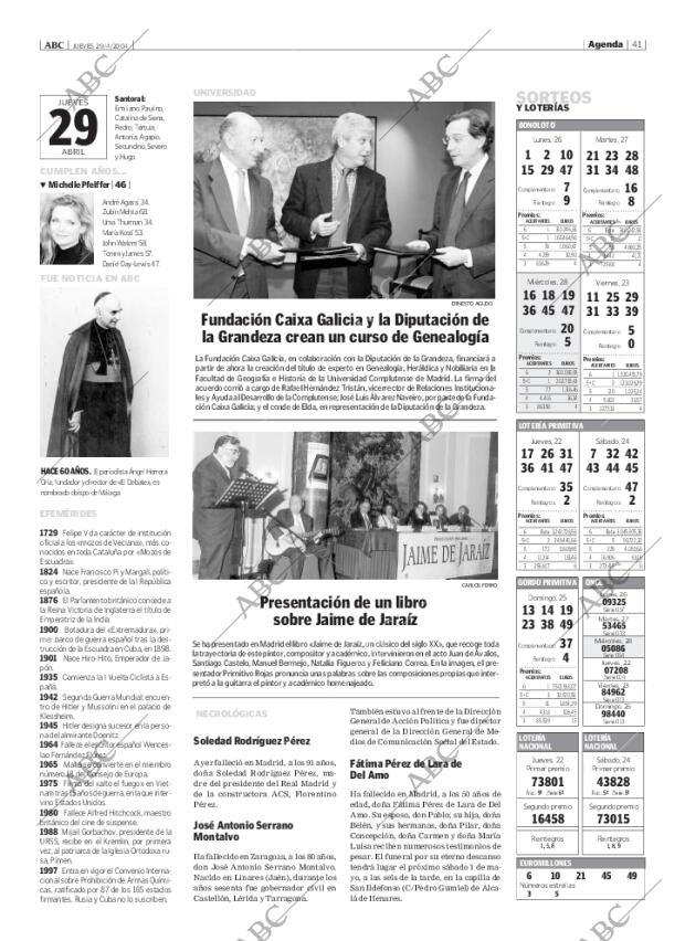 ABC MADRID 29-04-2004 página 41