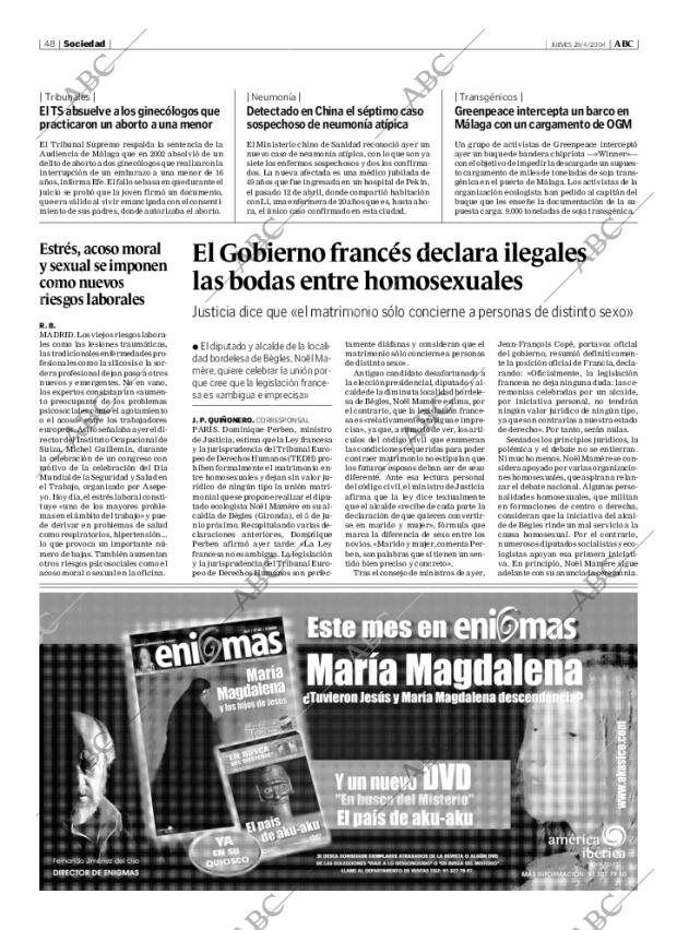 ABC MADRID 29-04-2004 página 48