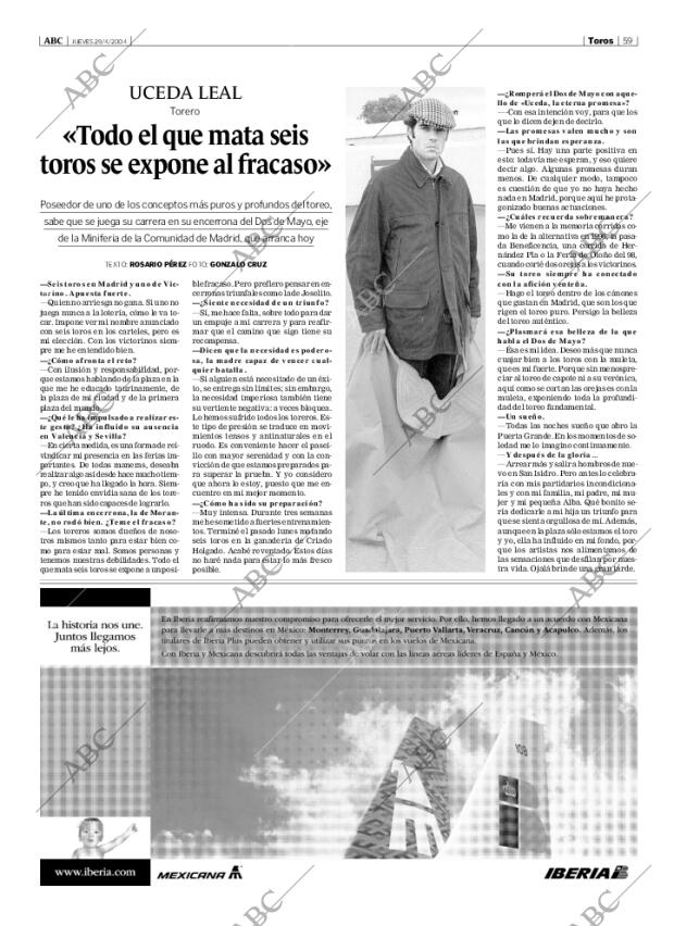 ABC MADRID 29-04-2004 página 59
