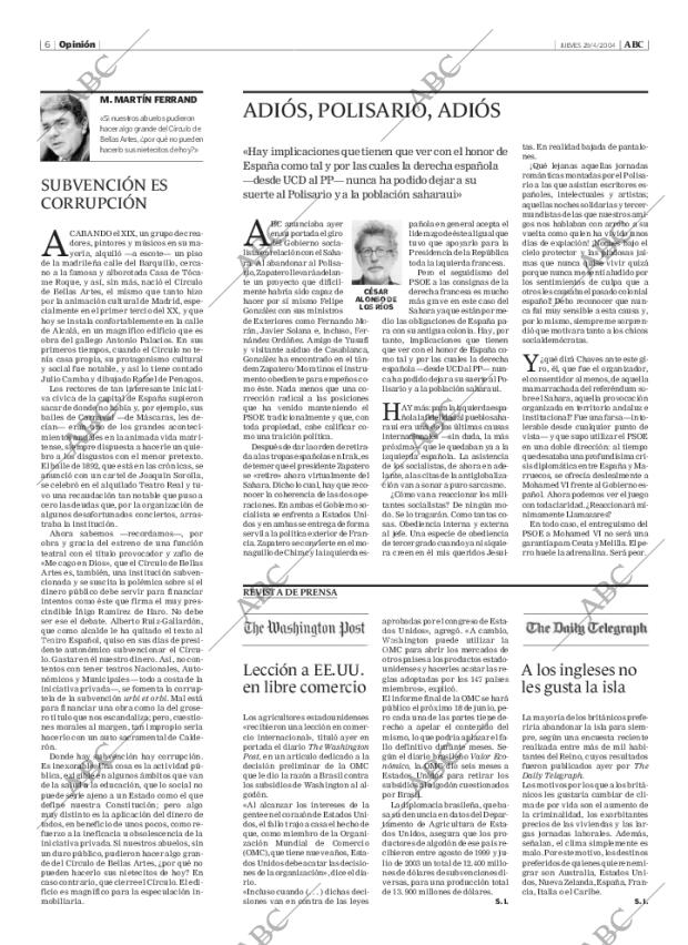 ABC MADRID 29-04-2004 página 6
