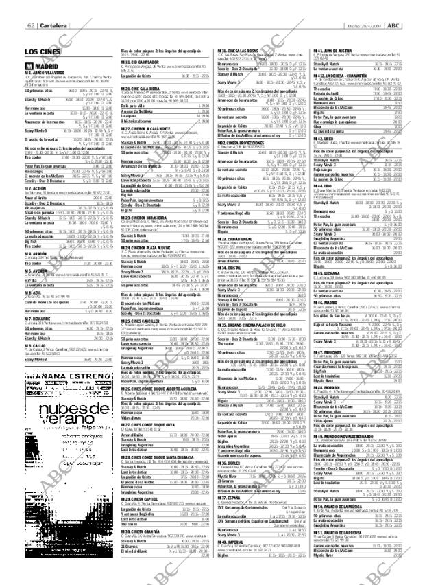 ABC MADRID 29-04-2004 página 62