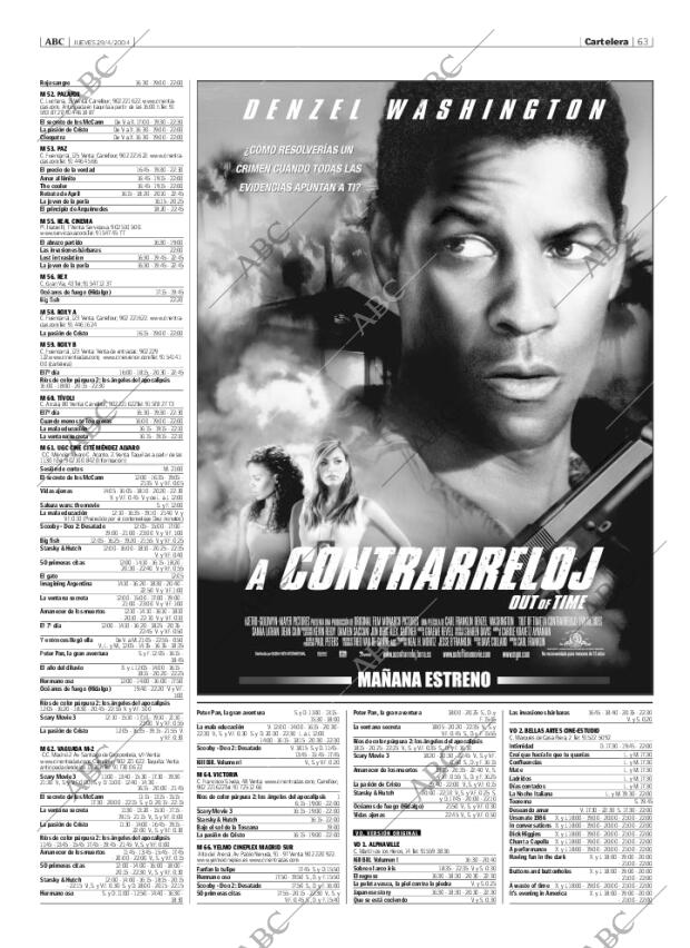ABC MADRID 29-04-2004 página 63