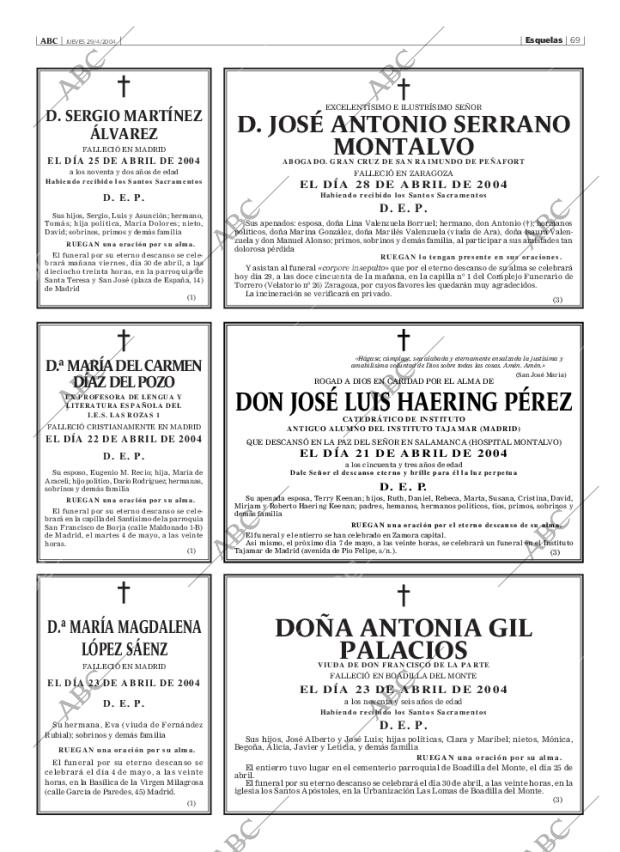 ABC MADRID 29-04-2004 página 69