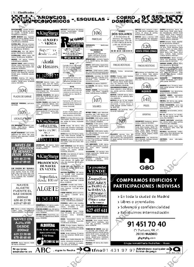 ABC MADRID 29-04-2004 página 76
