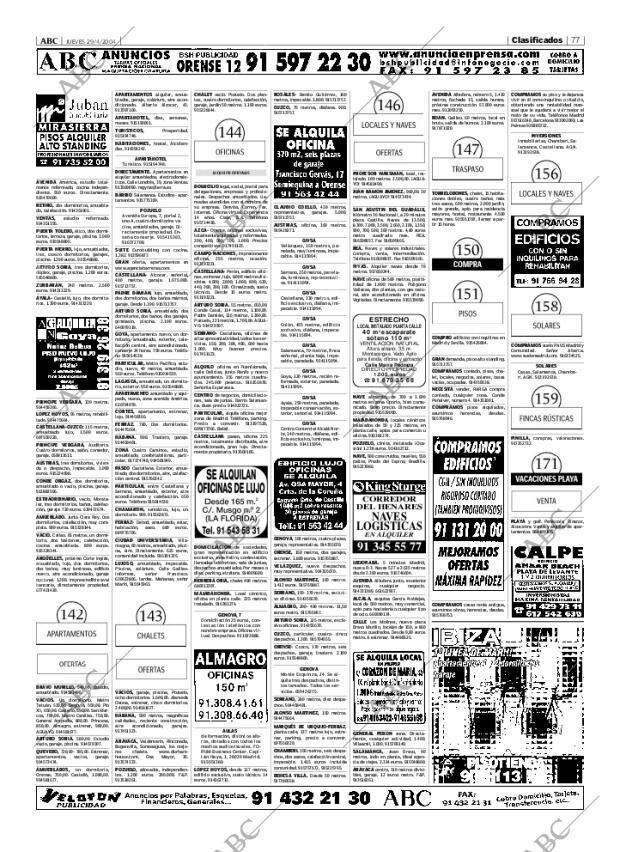 ABC MADRID 29-04-2004 página 77