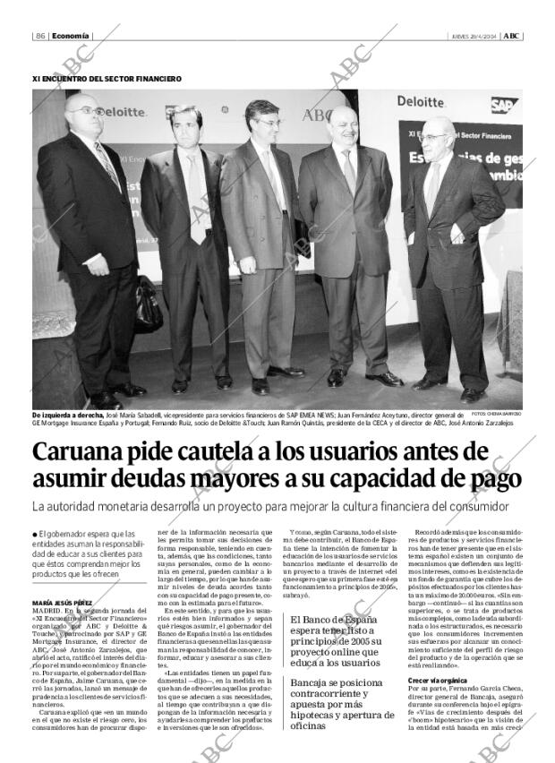 ABC MADRID 29-04-2004 página 86