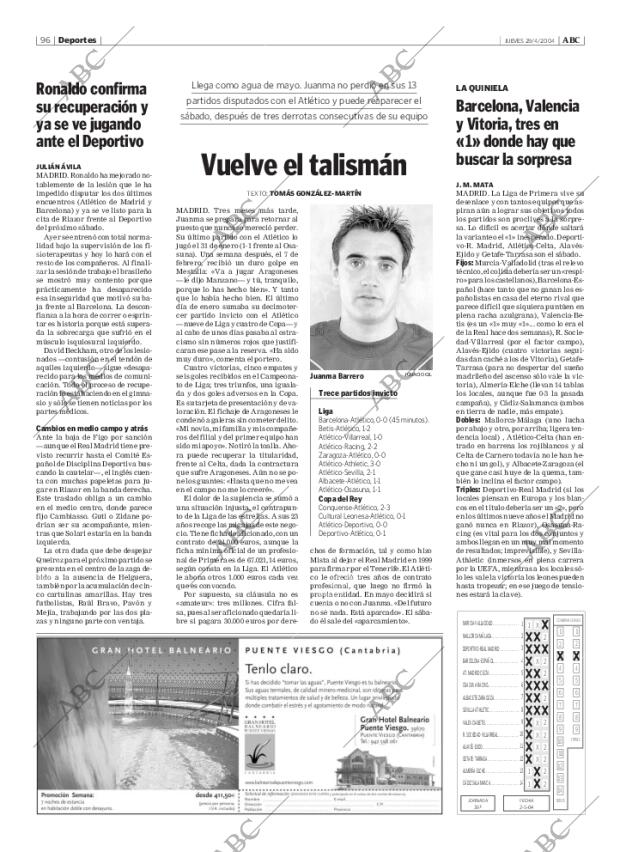 ABC MADRID 29-04-2004 página 96