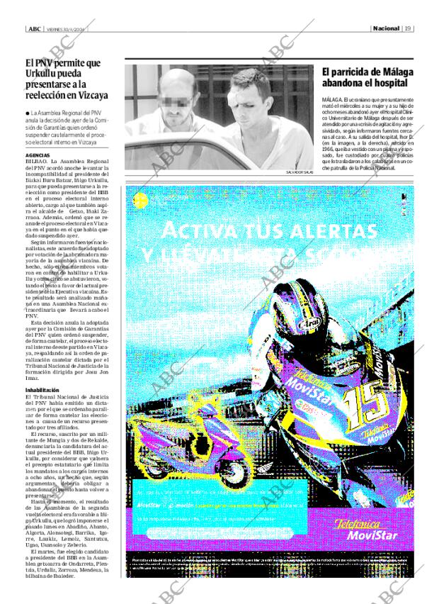 ABC MADRID 30-04-2004 página 19