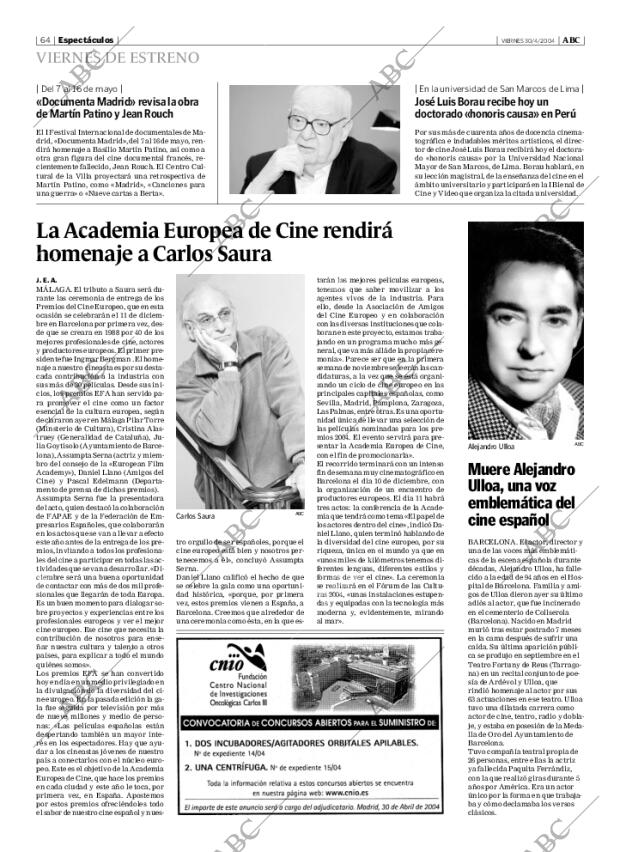 ABC MADRID 30-04-2004 página 64