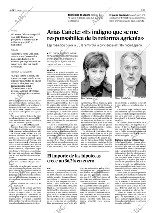 ABC MADRID 30-04-2004 página 89