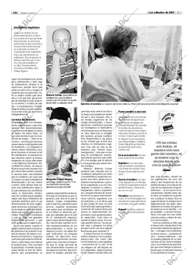 ABC MADRID 01-05-2004 página 101