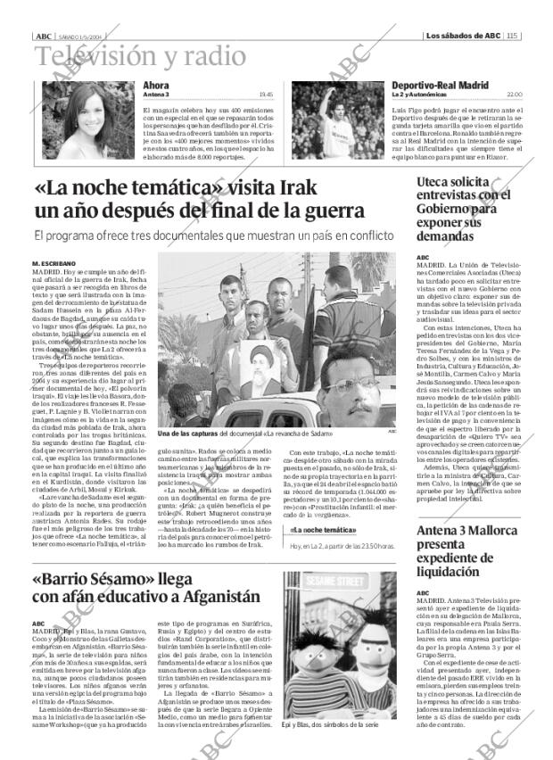 ABC MADRID 01-05-2004 página 115
