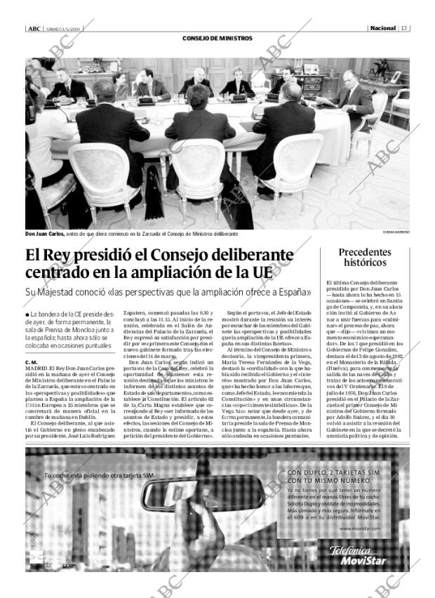 ABC MADRID 01-05-2004 página 13