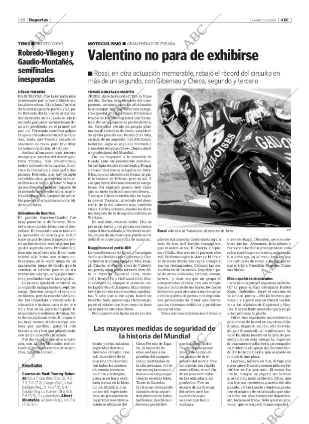 ABC MADRID 01-05-2004 página 98