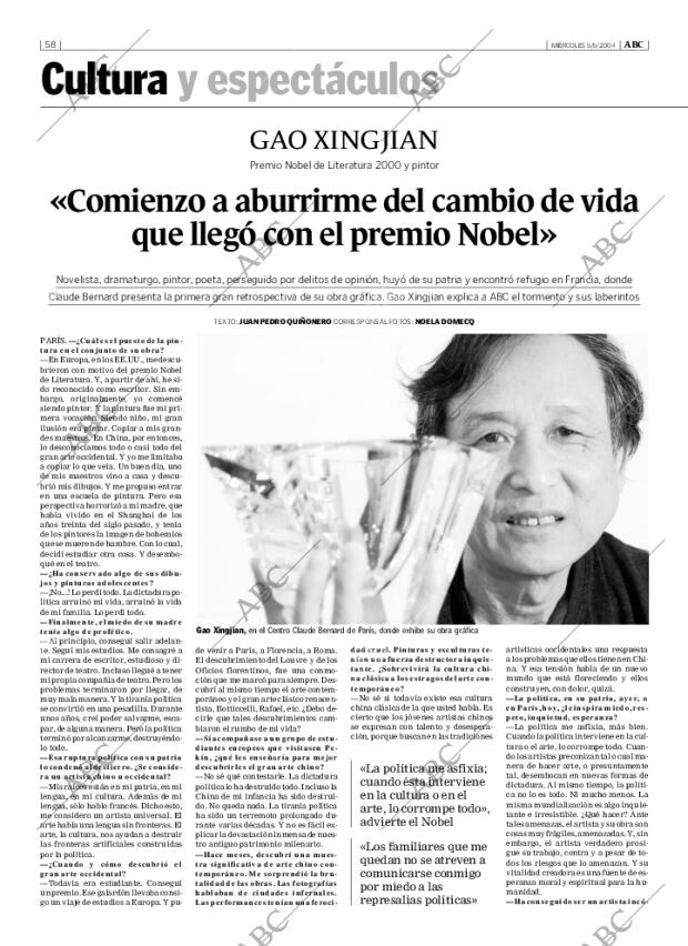 ABC MADRID 05-05-2004 página 58