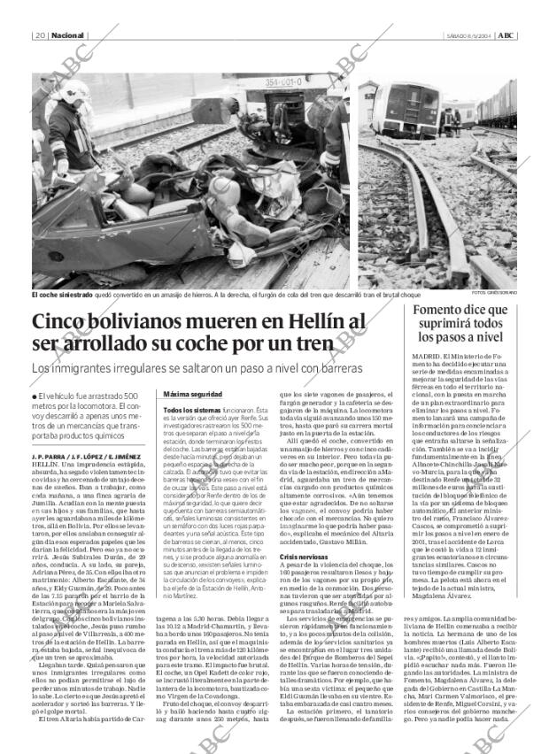 ABC MADRID 08-05-2004 página 20
