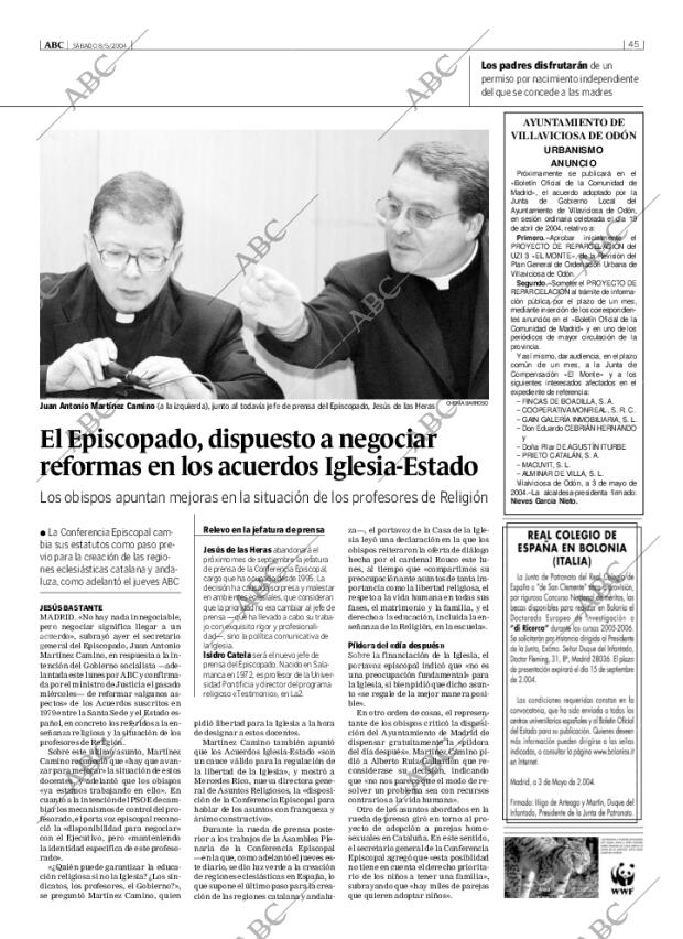 ABC MADRID 08-05-2004 página 45