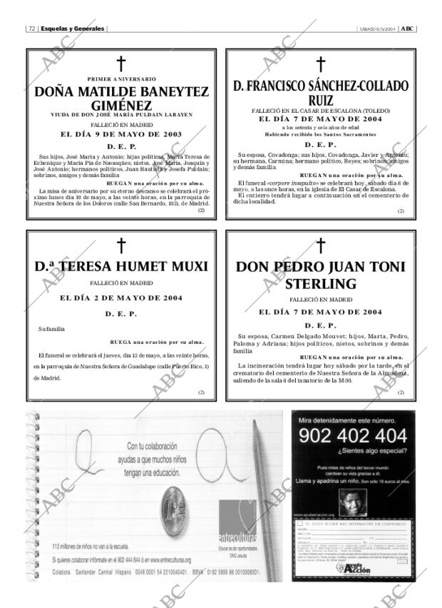 ABC MADRID 08-05-2004 página 72