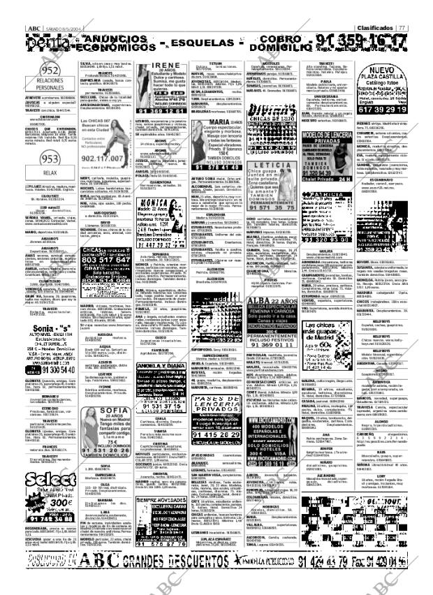 ABC MADRID 08-05-2004 página 77