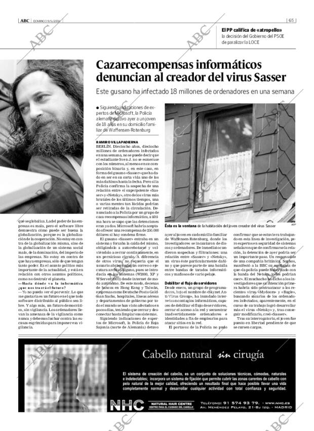 ABC MADRID 09-05-2004 página 65