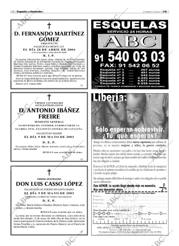 ABC MADRID 09-05-2004 página 86