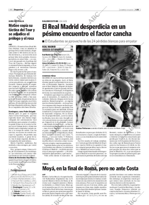 ABC MADRID 09-05-2004 página 98