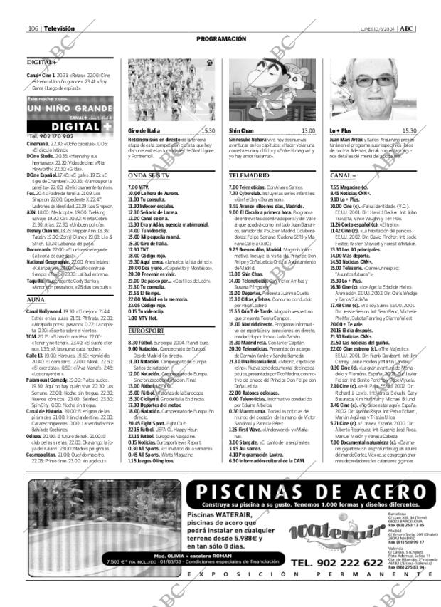 ABC MADRID 10-05-2004 página 106