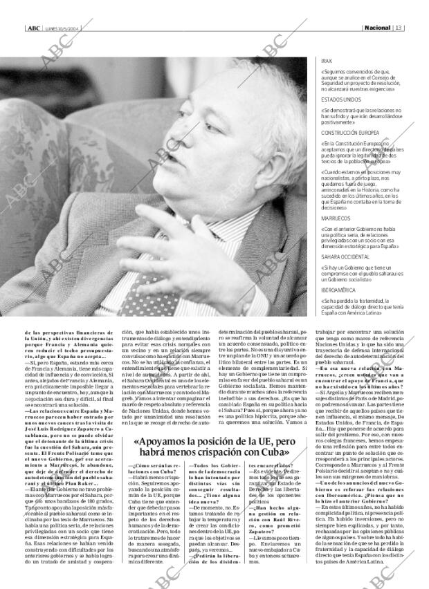 ABC MADRID 10-05-2004 página 13