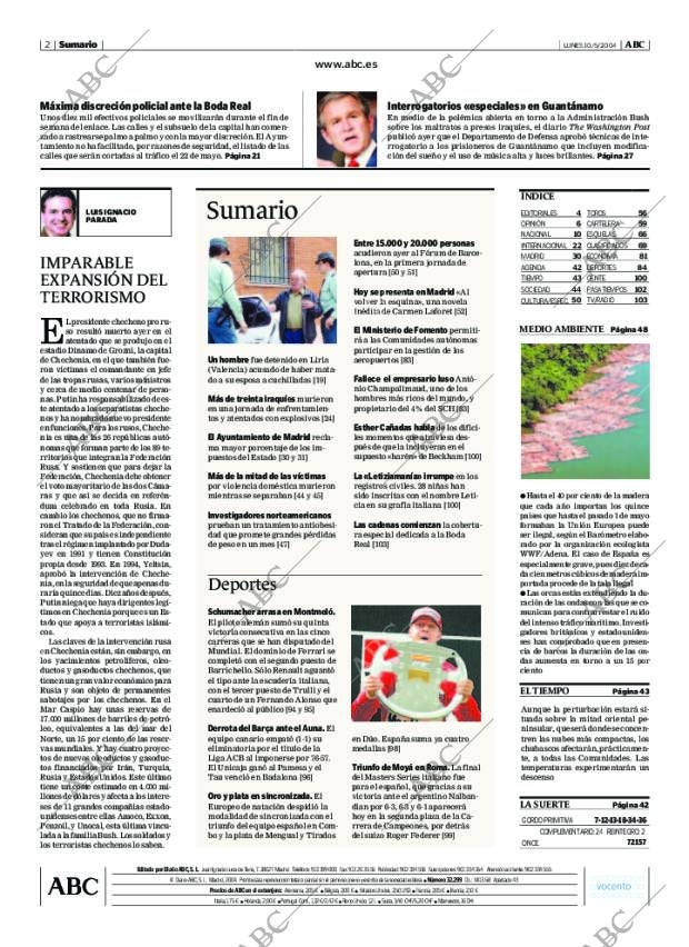 ABC MADRID 10-05-2004 página 2