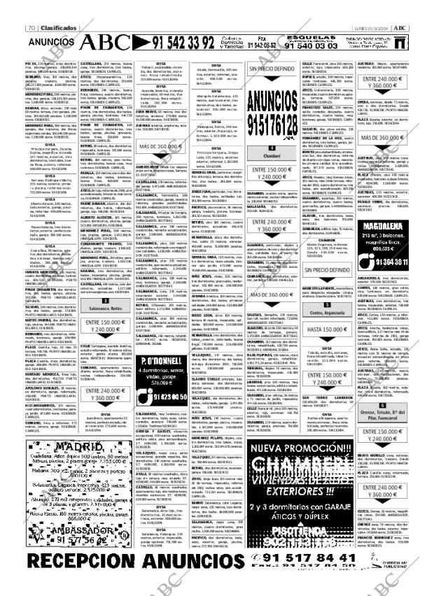 ABC MADRID 10-05-2004 página 70