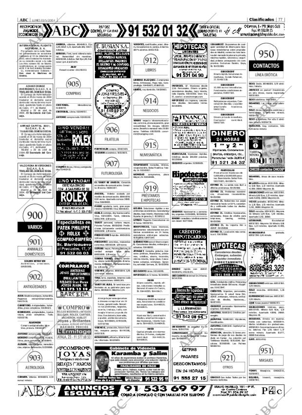ABC MADRID 10-05-2004 página 77
