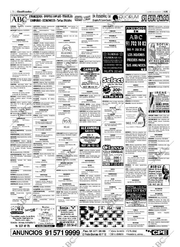 ABC MADRID 10-05-2004 página 78
