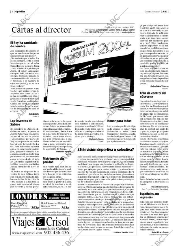 ABC MADRID 10-05-2004 página 8
