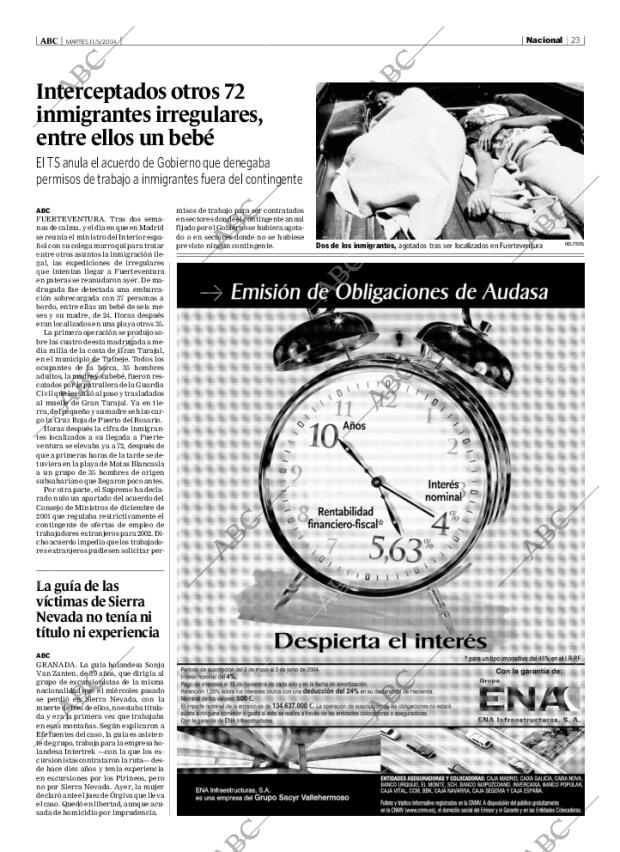 ABC MADRID 11-05-2004 página 23